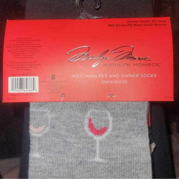 Marilyn Monroe Matching Pet and Owner Socks - Picture 3 of 3